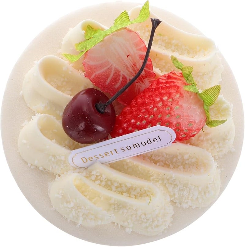 4 Inch Realistic Faux Cake Display Model For Food Photography And Party Decorations - Image 1